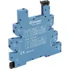 Finder 93.61.7.024 Support relais avec étrier de fixation, avec LED, avec protection antiparasite CEM Adapté pour série (relais): Finder série 34 Finder 34.51, Finder 34.81 1 pc(s)