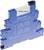 Module relais de recherche bleu, type 93.62.7.024, avec relais amovible et inscription 'Relais séparé'. Produit européen.