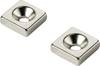 Aimant permanent rectangulaire N35 température limite (max.) : 80 °C Conrad Components W10L10T3-M3