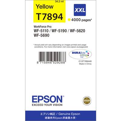 Epson Encre T7894, 79XXL d'origine  jaune C13T789440