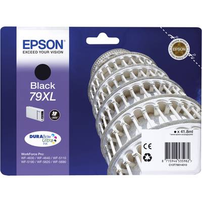 Epson Encre T7901, 79XL d'origine  noir C13T79014010