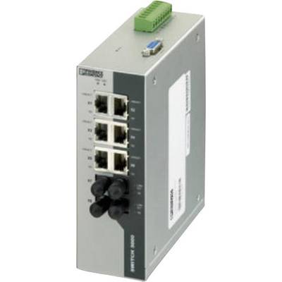 Commutateur Ethernet industriel Phoenix Contact FL SWITCH 3006T-2FX ST   10 / 100 MBit/s  