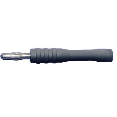 Testec 21012 Adaptateur de mesure  pointe de sonde pour connecteur femelle - Banane mâle 4 mm flexible gris