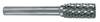 Exact 72246 Fraise sur tige Carbure de tungstène cylindre Longueur 65 mm Diamètre de tige 6 mm