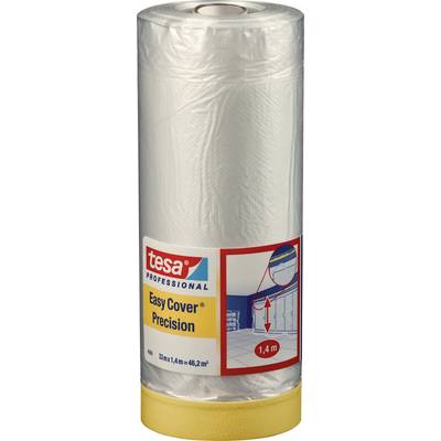 Film de masquage tesa Easy Cover® 4369 tesa 04365-00002-01 transparent (L x l) 14 m x 2.1 m acrylate 1 pc(s)