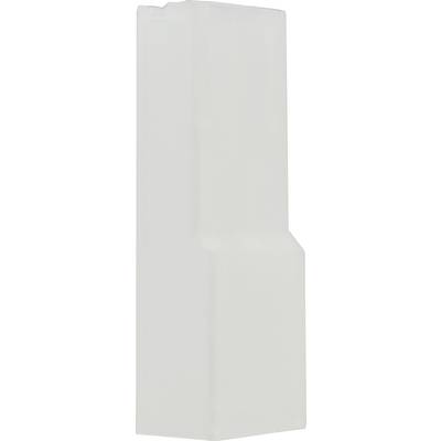 Un bloc rectangulaire, blanc, long avec un palier au milieu, probablement en plastique ou en céramique.