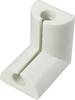TRU COMPONENTS Clip de câble 1226938 Plage de Ø du faisceau 8 mm (max) pour montage en angle blanc 1 pc(s)