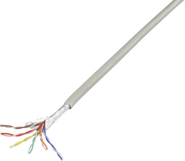 TRU COMPONENTS 1568142 Câble téléphone J-Y(ST)Y 6 x 2 x 0.6 mm gris 25 m