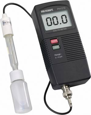 VOLTCRAFT PH-212 Kit d'analyse du sol étalonné (ISO) pH