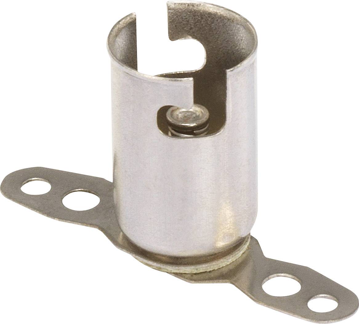 TRU COMPONENTS 1229341 Support d'ampoule Culot (mini-lampes): BA9s Connexion: cosses à souder 1 pc(s)