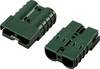TRU COMPONENTS Connecteur de batterie à courant fort 50 A vert Contenu: 1 pc(s)