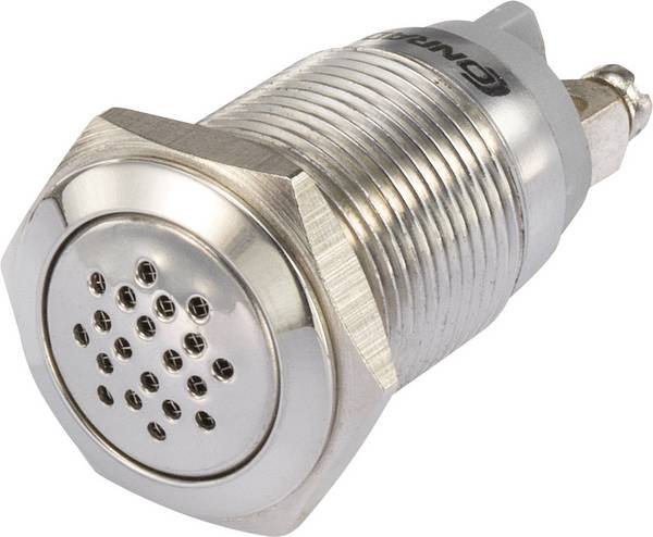 Générateur de signal TRU COMPONENTS GQ16B-JM/12V 1231433 85 dB  12 V/DC 19 mm x 32.5 mm  1 pc(s)