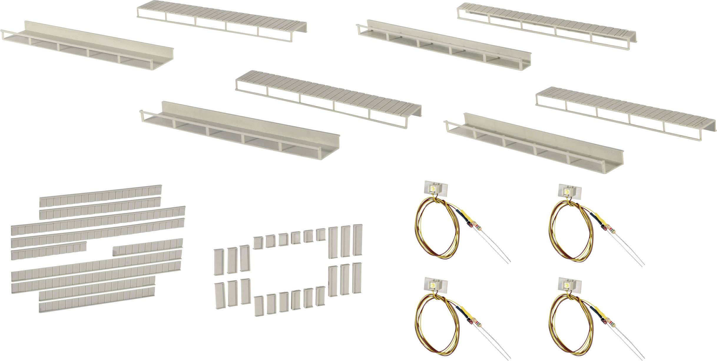 Kit de démarrage d'éclairage Viessmann Modelltechnik 6045 avec LEDs Convient pour (modélisme ferroviaire): bâtiment