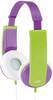 Casque supra-auriculaire filaire supra-aural JVC HA-KD5-V-E limitation de volume, serre-tête léger lilas, vert