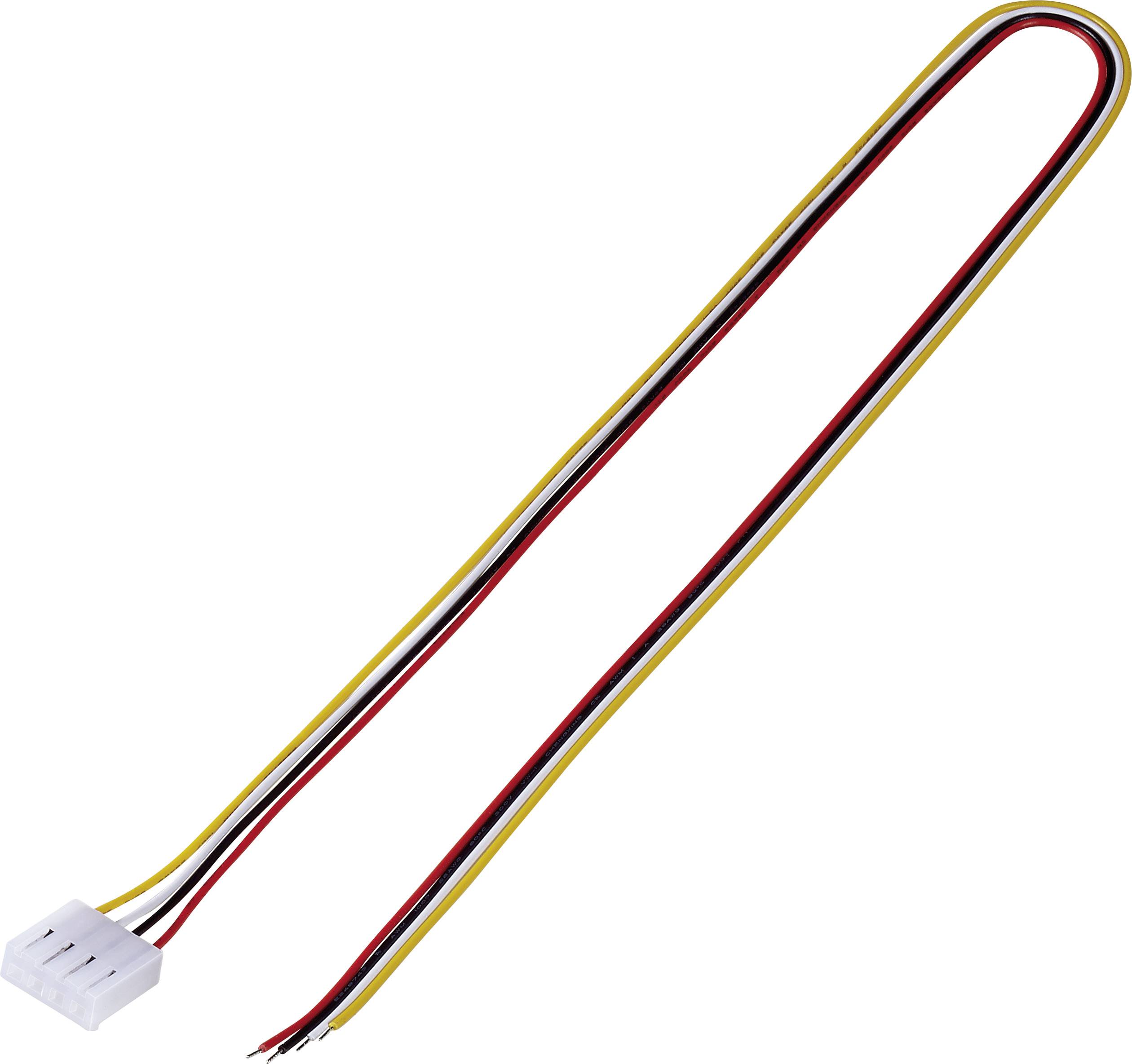 Cordon fil à carte assemblé TRU COMPONENTS 1244009 Nbr total de pôles 4 Pas: 3.96 mm 1 pc(s)