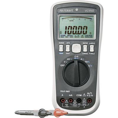 Multimètre  VOLTCRAFT VC950  numérique enregistreur de données CAT III 1000 V, CAT IV 600 V Affichage (nombre de points)
