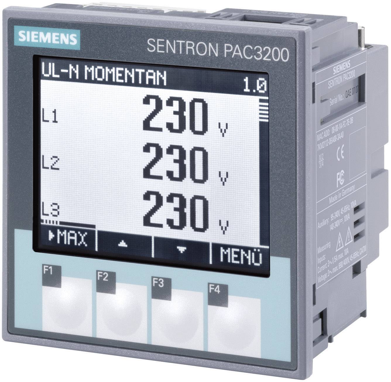 Appareil de mesure multifonctions Siemens SENTRON PAC3200 Conrad.fr