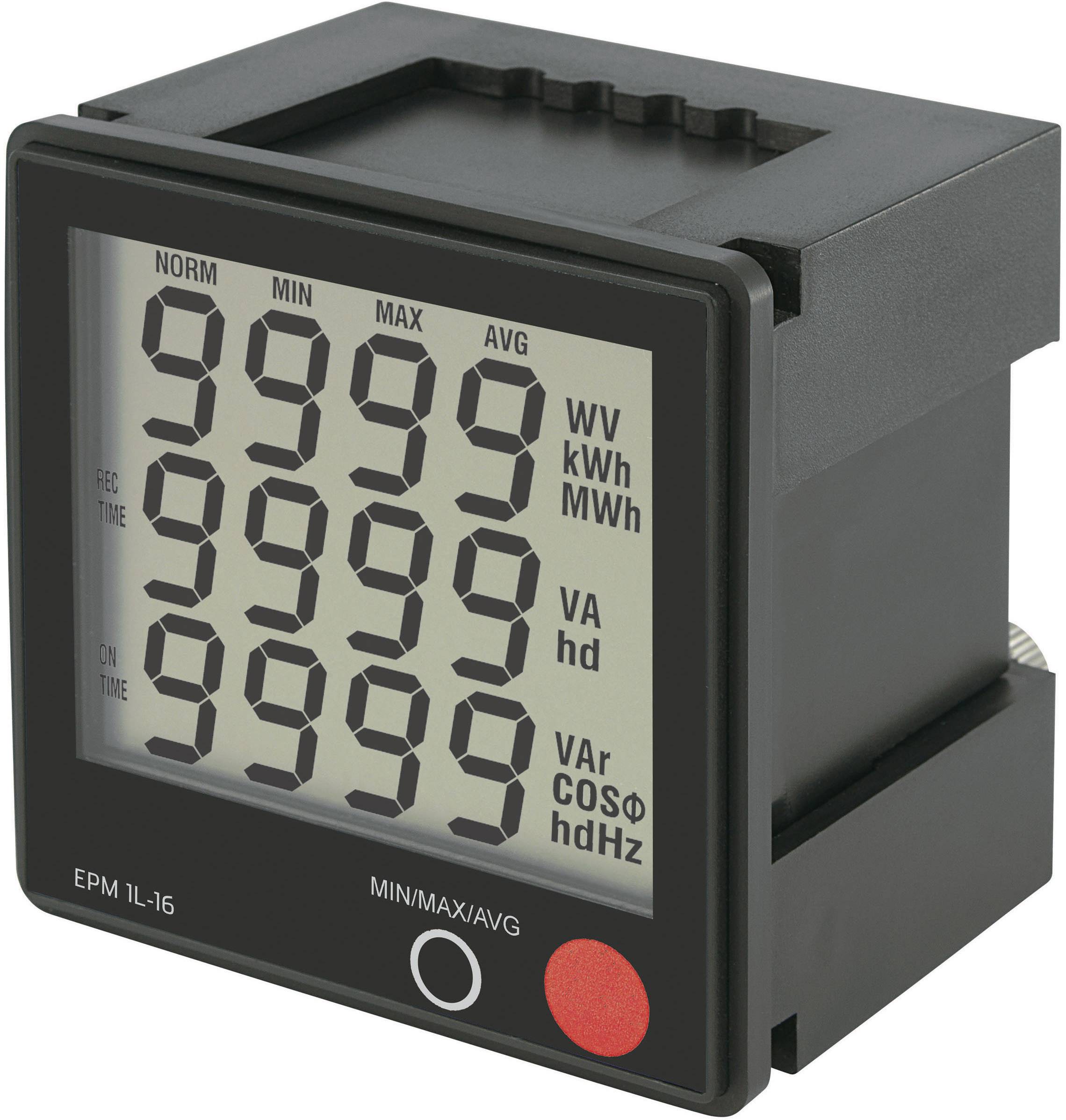 Appareil de mesure numérique encastrable EPM1 L-16 VOLTCRAFT EPM 1L-16 ...