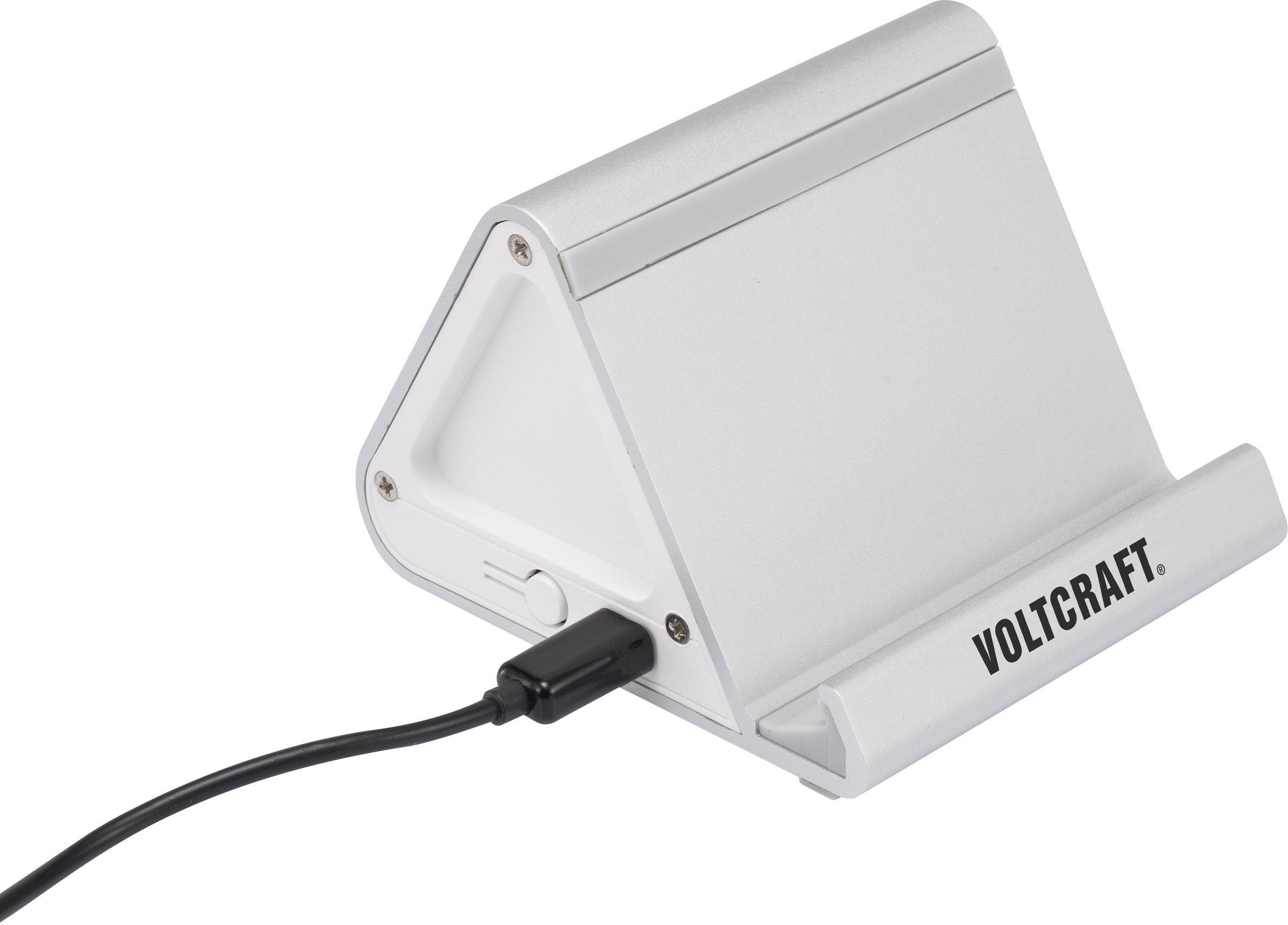 VOLTCRAFT PB-10 Standfuß Powerbank (batterie supplémentaire) 7800 mAh Li-Ion argent-2