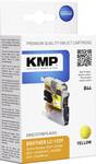 KMP Cartouche d'imprimante remplace Brother LC-123 jaune