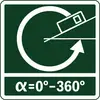 Image du symbole pour Télémètre laser Bosch Home and Garden PLR 50 C 0 603 672 200 Plage de mesure (max.) (détails) 50 m