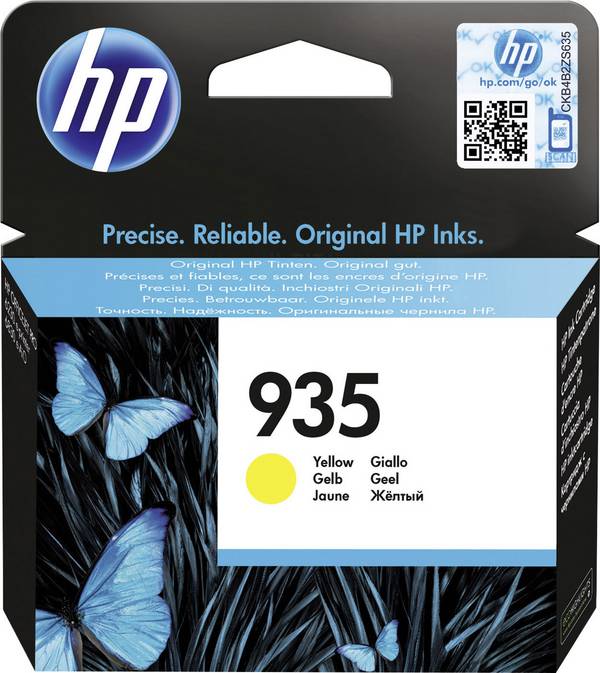 HP 935 Encre  d'origine jaune C2P22AE Encre