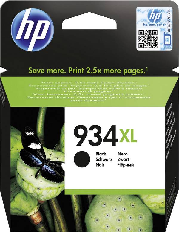 HP 934XL Encre  d'origine noir C2P23AE Encre