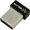 Adaptateur USB Wi-Fi portant l'inscription '802.11 N' sur le couvercle noir en plastique.