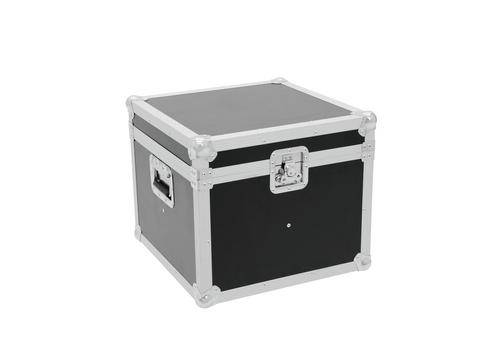 Mallette pour appareils Roadinger PAR-56 Spot avec poignée de transport noir, argent aluminium, bois