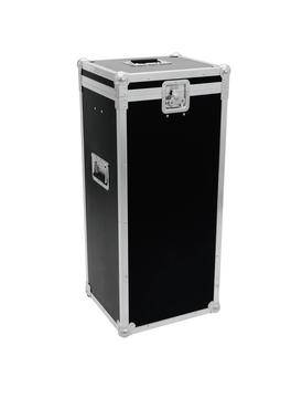 Mallette Roadinger PMB-8 avec poignée de transport noir, argent aluminium, bois