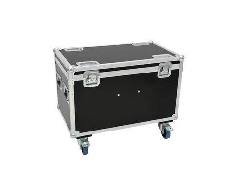 Mallette pour appareils Roadinger Transportcase für PLB-130 avec poignée de transport, avec roulettes noir, argent aluminium, bois
