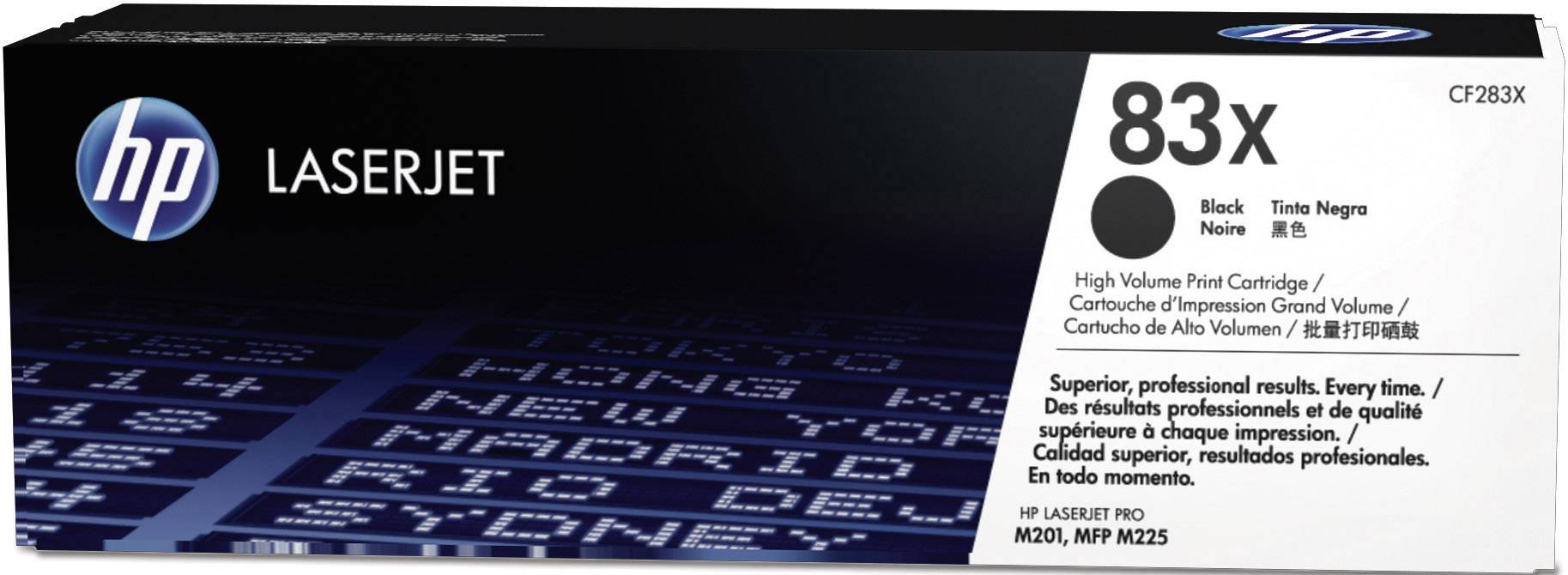 Cassette de toner d'origine HP 83X noir CF283X