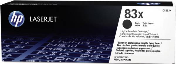 Cassette de toner d'origine HP 83X noir CF283X