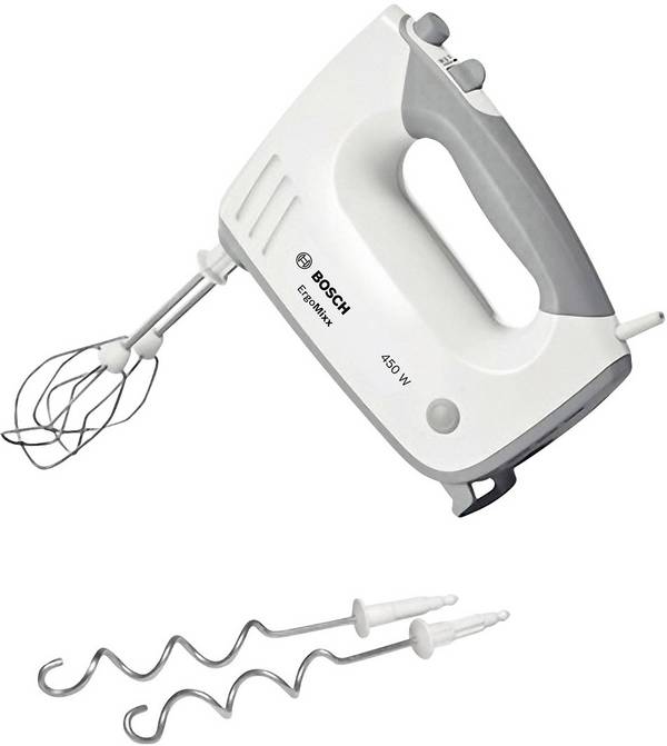 Batteur Bosch Haushalt MFQ36400 450 W blanc, gris