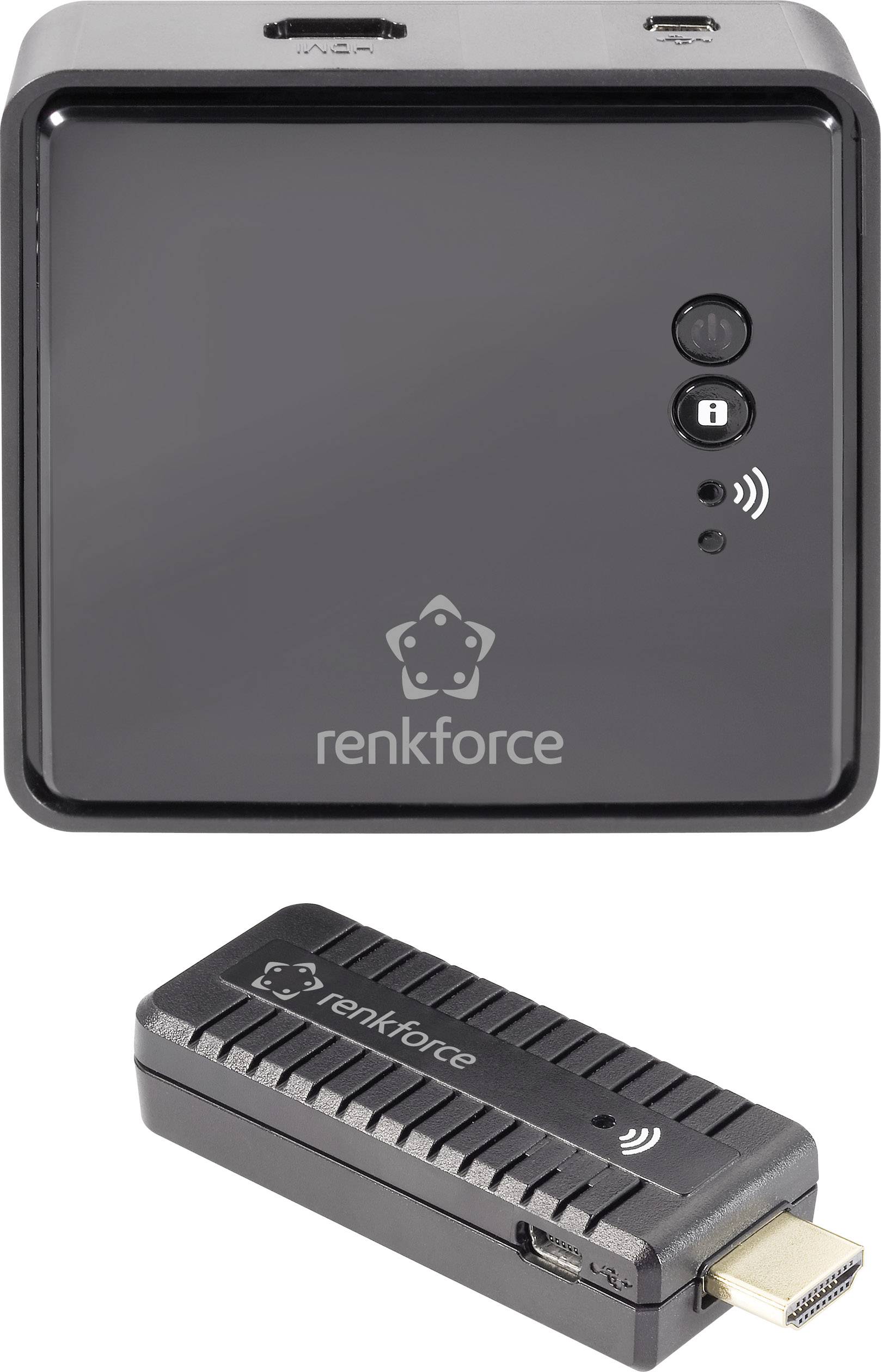 Set de transmission sans fil HDMI Renkforce 1285774 10 m 5 GHz 1920 x
