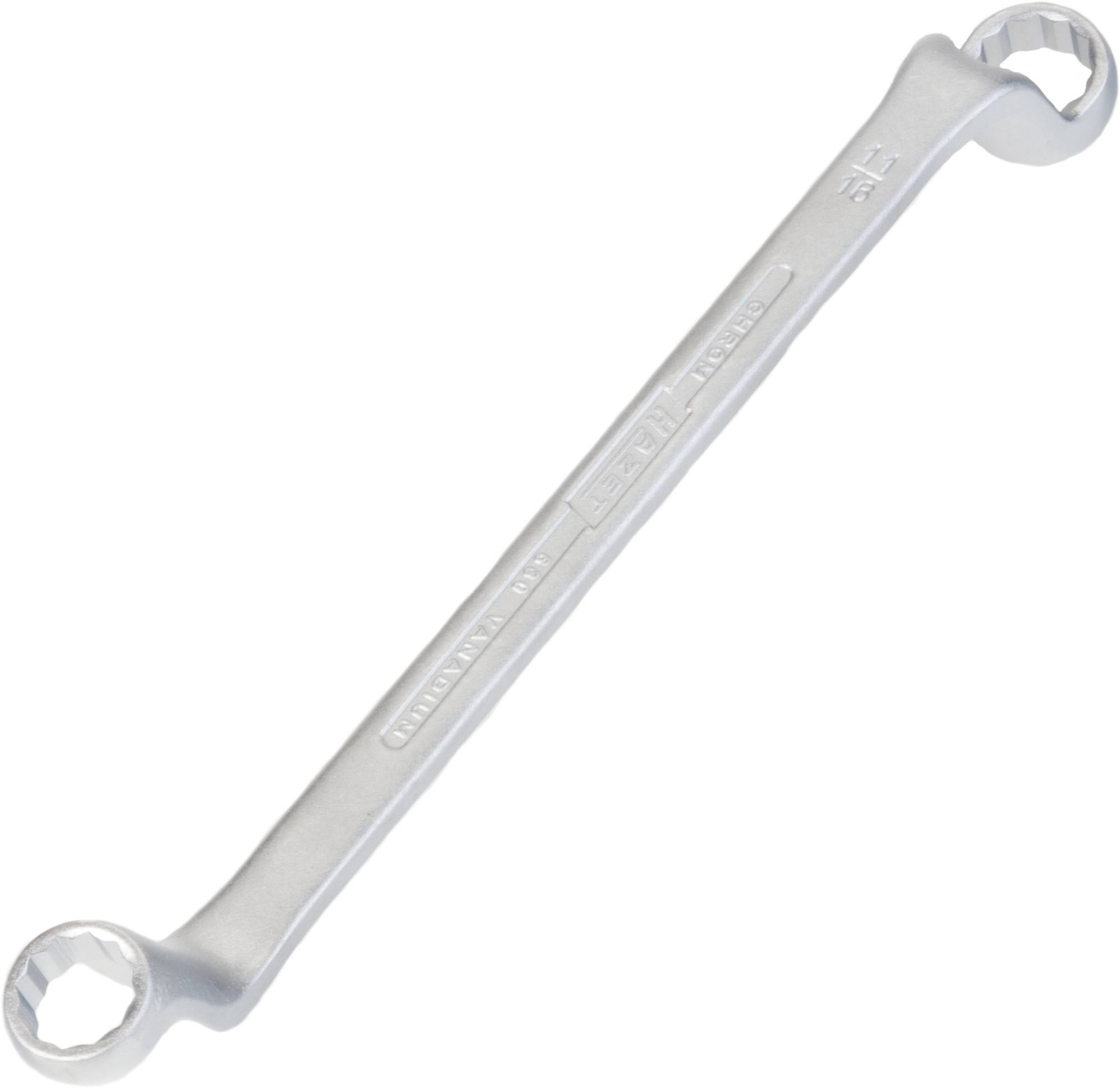 Hazet 630A-19/32X11/16 630A-19/32X11/16 Clé polygonale double Ouverture de clé (pouces) (uniquement pour le titre) 11/16" - 19/32"