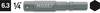 5.5 mm Hazet 8508S-1 8508S-1 1/4 pouces Propulseur 1/4" (6.3 mm) Sortie carré intérieur (Robertson) 50 mm