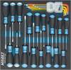 Hazet pour l'atelier Jeu de tournevis 26 pièces vis à fente, cruciforme Phillips, TORX® intérieur