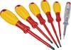 Hazet VDE Jeu de tournevis 6 pièces vis à fente, cruciforme Phillips