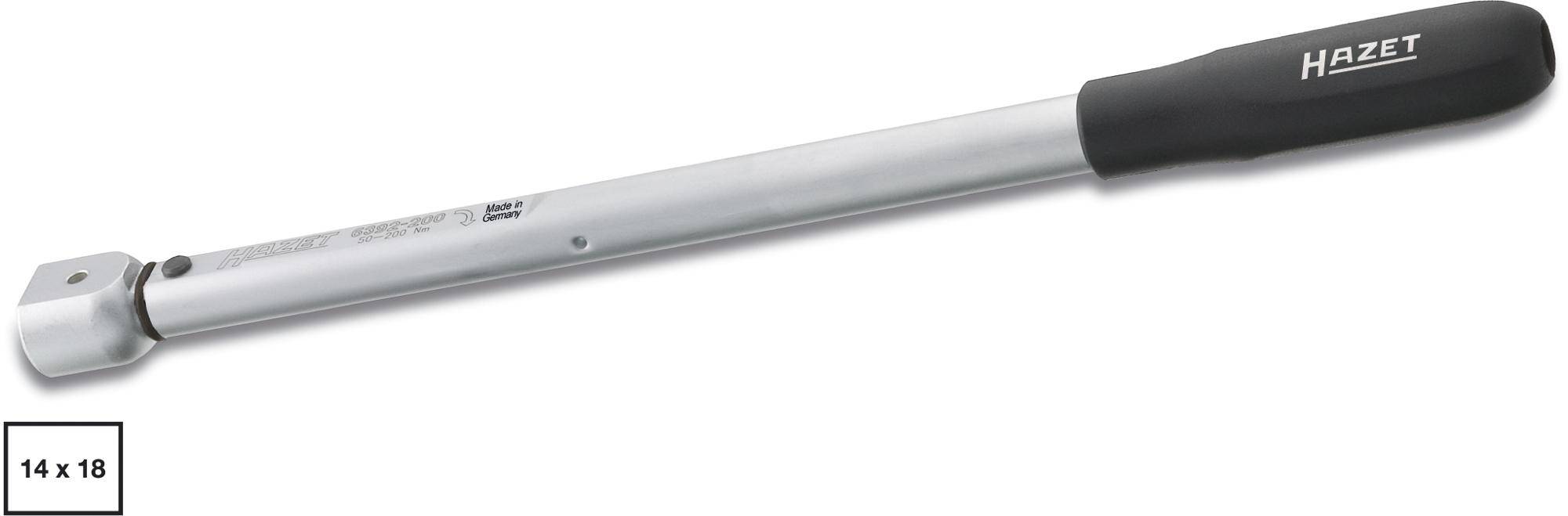 Hazet 6392-320 6392-320 Clé dynamométrique pour embouts interchangeables 60 - 320 Nm
