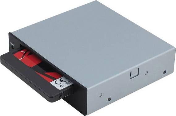 Support De Montage Akasa Pour Disque SSD/HDD 2,5" – Installation En Baie PCIe – Structure Robuste Noir - 2