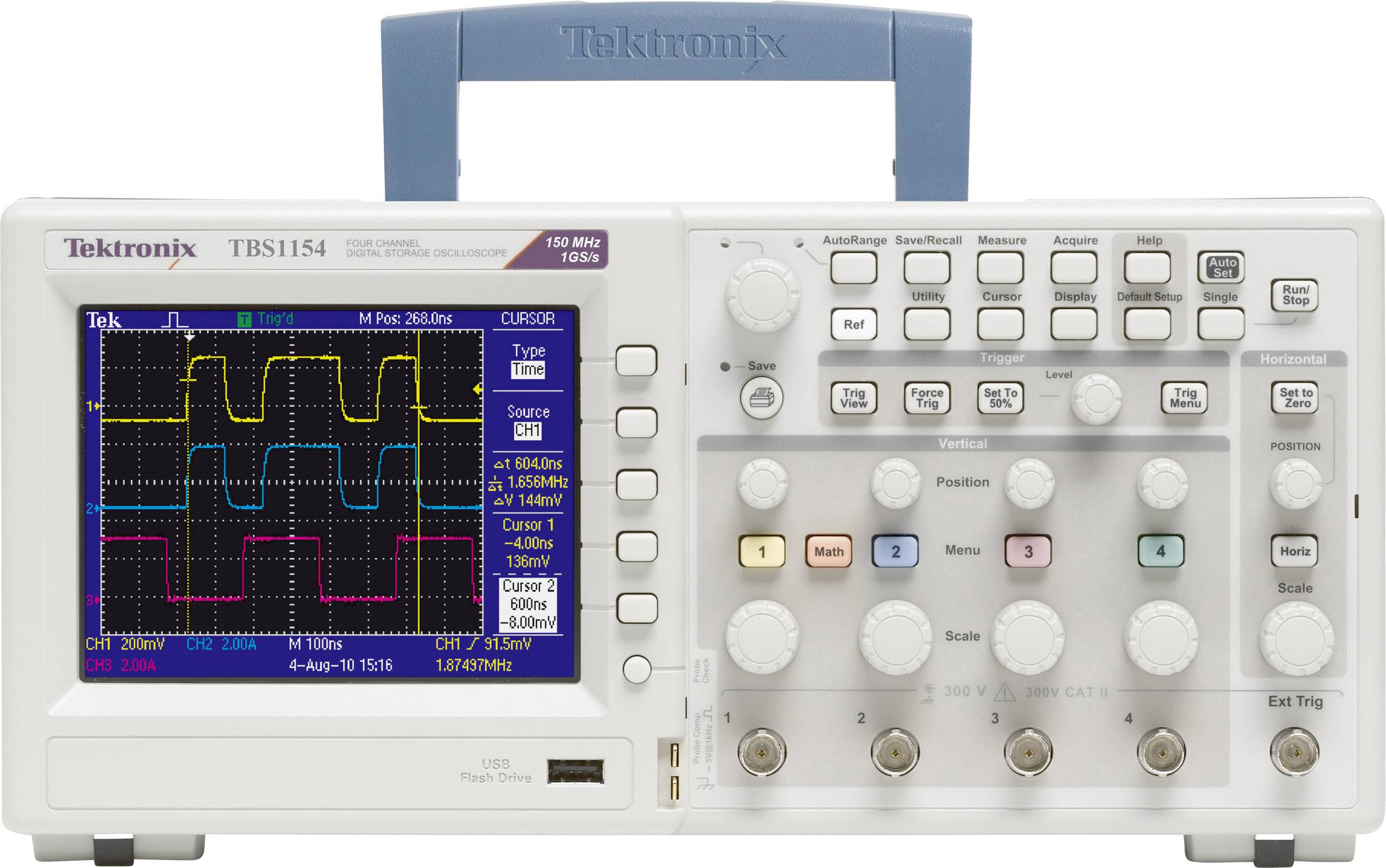 Oscilloscope numérique Tektronix TBS1064 60 MHz Conrad.fr