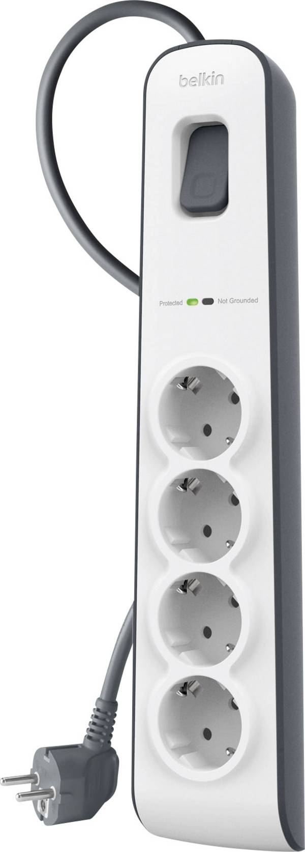 Multiprise avec parafoudre x4 Belkin BSV400VF2M BSV400vf2M  blanc, gris