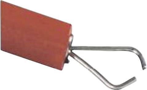 Cale conique rouge pour la fixation des plateaux de meubles pendant le montage.