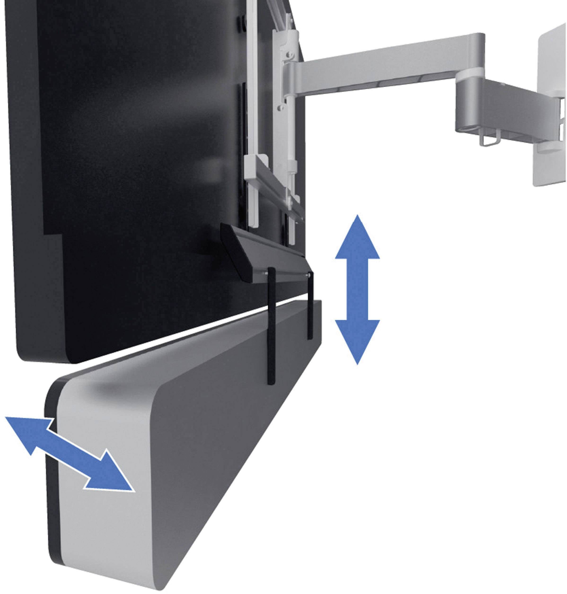 Support pour barre de son Vogel´s SOUND 3450 mobile argent 1 pc(s) Conrad.fr