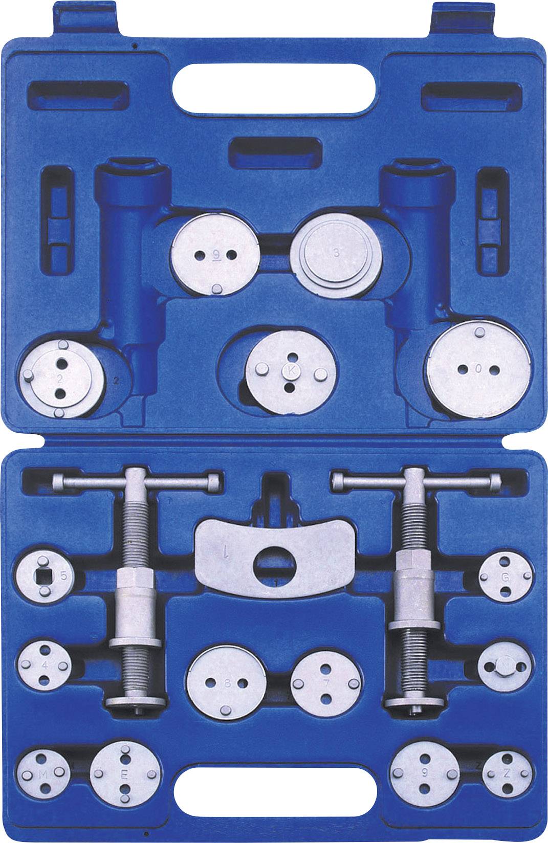 Kunzer 7BW18 Set d'outils de réinitialisation pour pistons de freins, 18 pcs