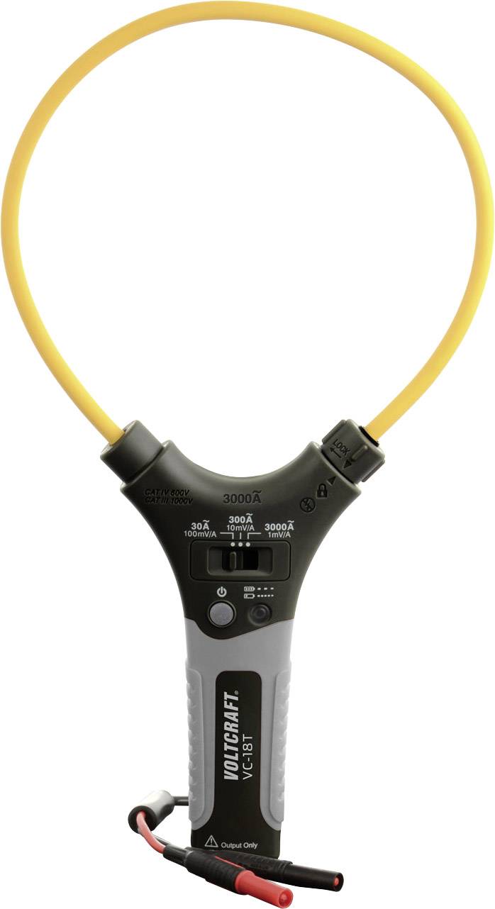VOLTCRAFT VC-18T FLEX Adaptateur de pince ampèremétrique étalonné (ISO) Gamme de mesure A/AC: 3000 A (max)