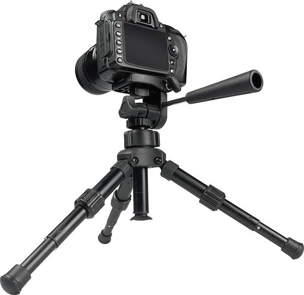 Trépied de table Kaiser Fototechnik Kamera-Tischstativ DSLR 1/4 pouce Hauteur de travail=18 - 30 cm noir housse incluse