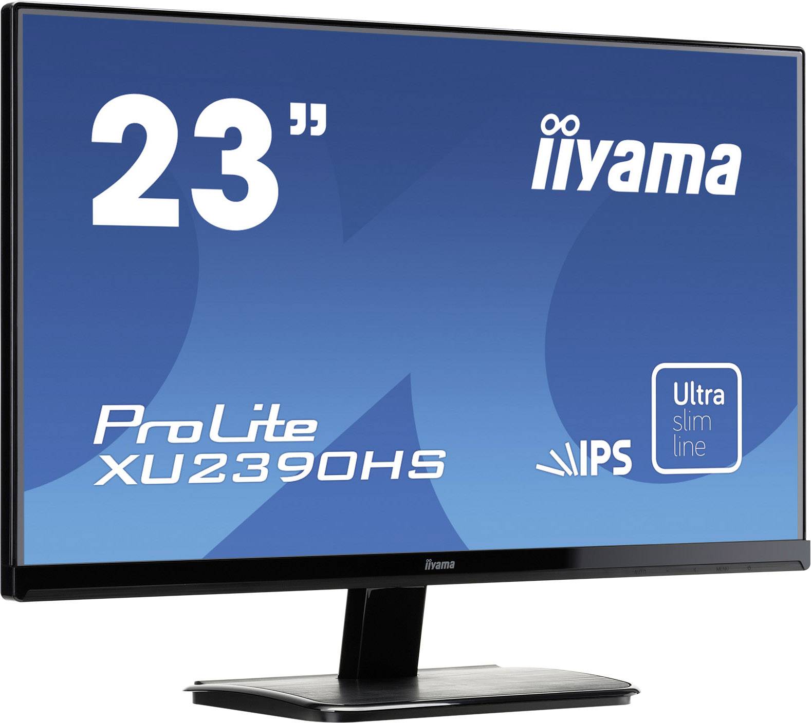 Iiyama ProLite XU2390HS-B1 Moniteur LED 58.4 cm (23 pouces) CEE E (A - G);1920 x 1080 pixelsFull HD5 msHDMI™, DVI, VGAIP-2