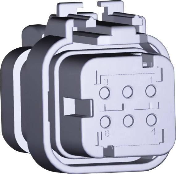 TE Connectivity Boîtier femelle pour câble série AMPSEAL16 Nbr total de pôles 6 776531-1 1 pc(s)